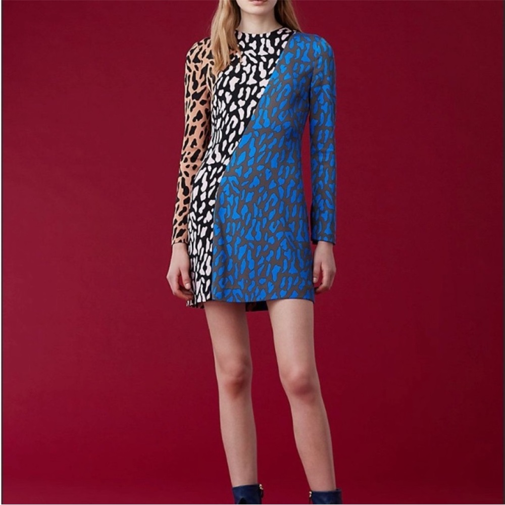 DVF Diane von Furstenberg Belmont Print Dress NWT size 6 - Picture 2 of 9